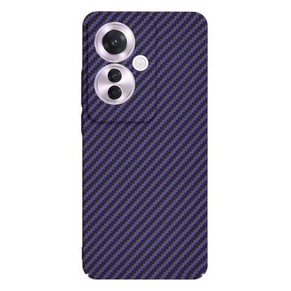 Case for Oppo Reno11 F, Techsuit, Carbonite FiberShell, Purple