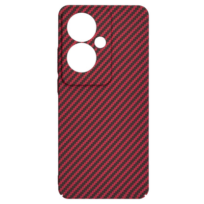 Case for Oppo Reno11 F, Techsuit, Carbonite FiberShell, Red