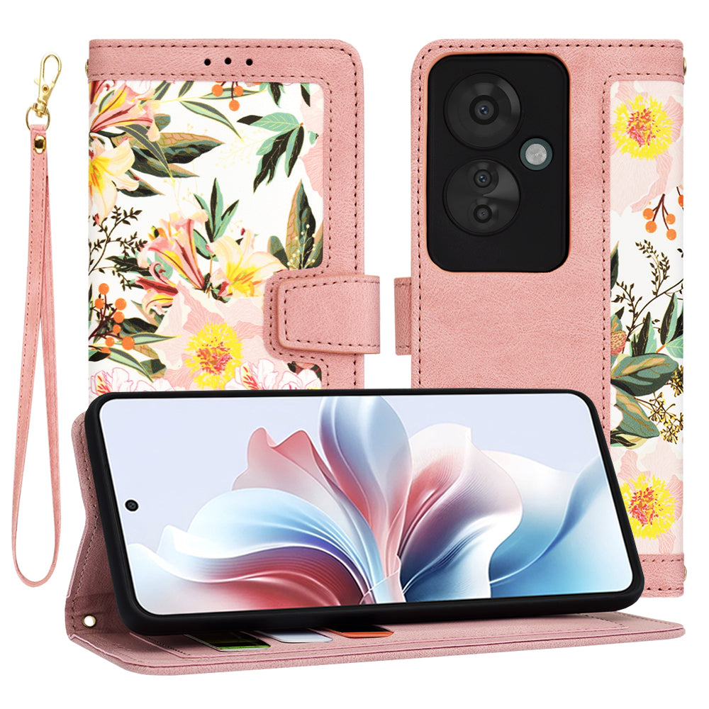 Etui na Oppo Reno11 F, Techsuit, FlipCraft, różowe
