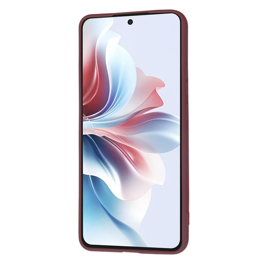 Etui na Oppo Reno11 F, Techsuit, SoftFlex, Bordowy