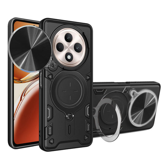 Etui na Oppo Reno12 FS 5G / Reno12 FS 4G / Reno12 F 4G / Reno12 F, Techsuit, CamGuard Pro, czarne