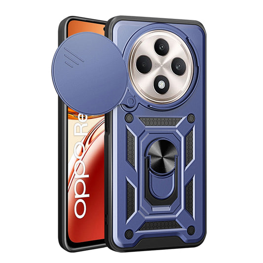 Etui na Oppo Reno12 FS 5G / Reno12 FS 4G / Reno12 F 4G / Reno12 F, Techsuit, CamShield, Niebieskie
