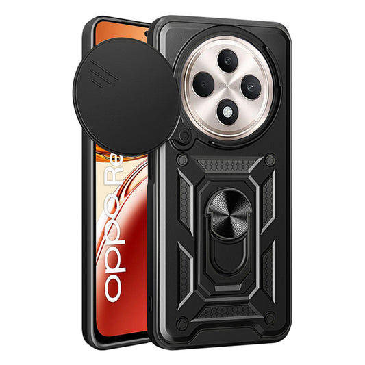 Etui na Oppo Reno12 FS 5G / Reno12 FS 4G / Reno12 F 4G / Reno12 F, Techsuit, CamShield, czarne