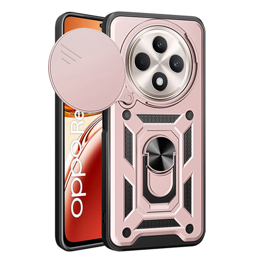 Etui na Oppo Reno12 FS 5G / Reno12 FS 4G / Reno12 F 4G / Reno12 F, Techsuit, CamShield, różowe