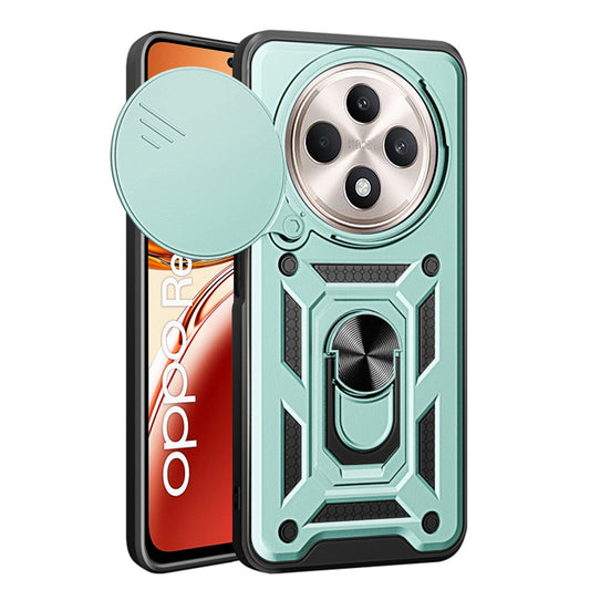 Etui na Oppo Reno12 FS 5G / Reno12 FS 4G / Reno12 F 4G / Reno12 F, Techsuit, CamShield, Zielony