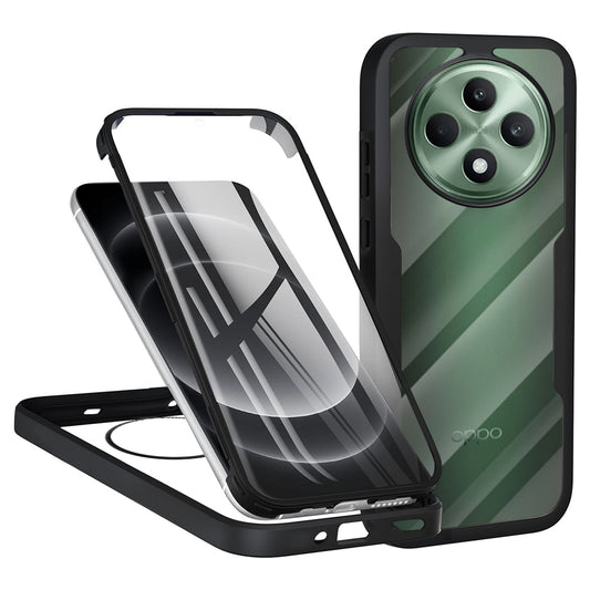 Etui na Oppo Reno12 FS 5G / Reno12 FS 4G / Reno12 F 4G / Reno12 F, Techsuit, ColorVerse 360, czarne