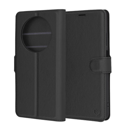 Etui na Oppo Reno12 FS 5G / Reno12 FS 4G / Reno12 F 4G / Reno12 F, Techsuit, Leather Folio, czarne