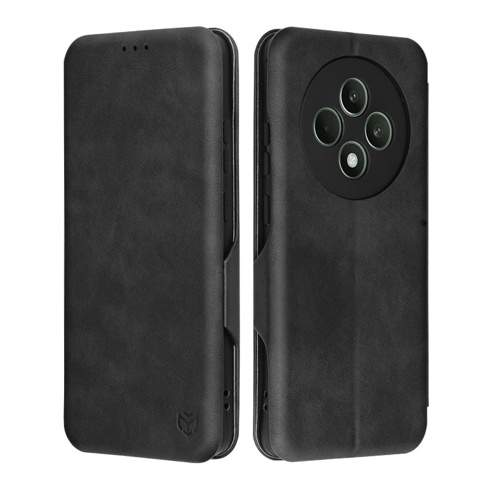 Etui na Oppo Reno12 FS 5G / Reno12 FS 4G / Reno12 F 4G / Reno12 F, Techsuit, Safe Wallet Plus, czarne