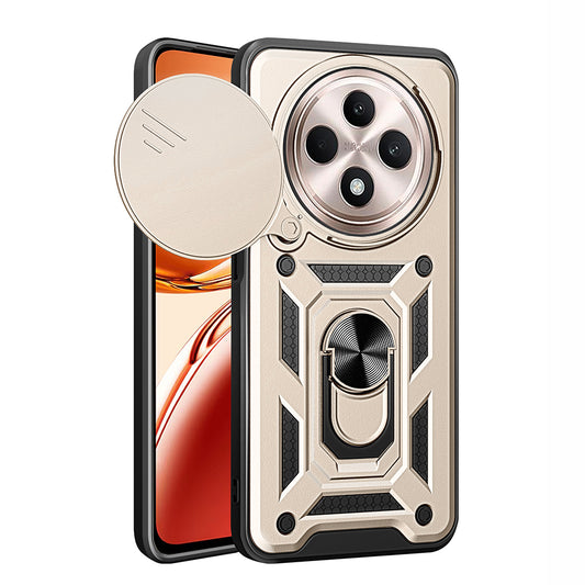Etui na Oppo Reno12 FS 5G / Reno12 FS 4G / Reno12 F 4G / Reno12 F, Techsuit, CamShield, Złote