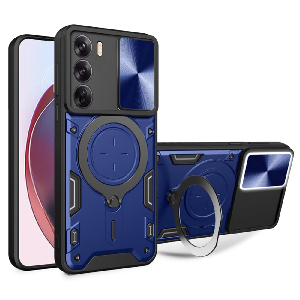 Etui na Oppo Reno12 Pro, Techsuit, CamGuard Pro, Niebieskie