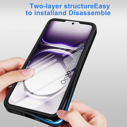 Case for Oppo Reno12 Pro, Techsuit, ColorVerse 360, Black