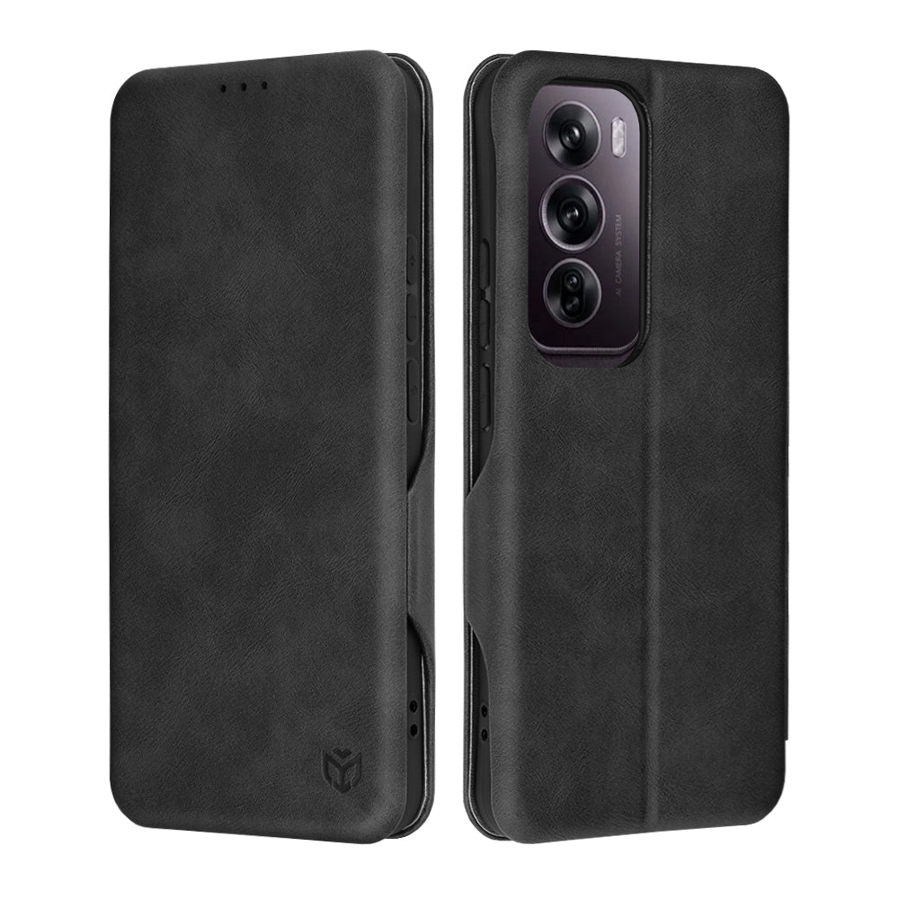 Etui na Oppo Reno12 Pro, Techsuit, Safe Wallet Plus, czarne