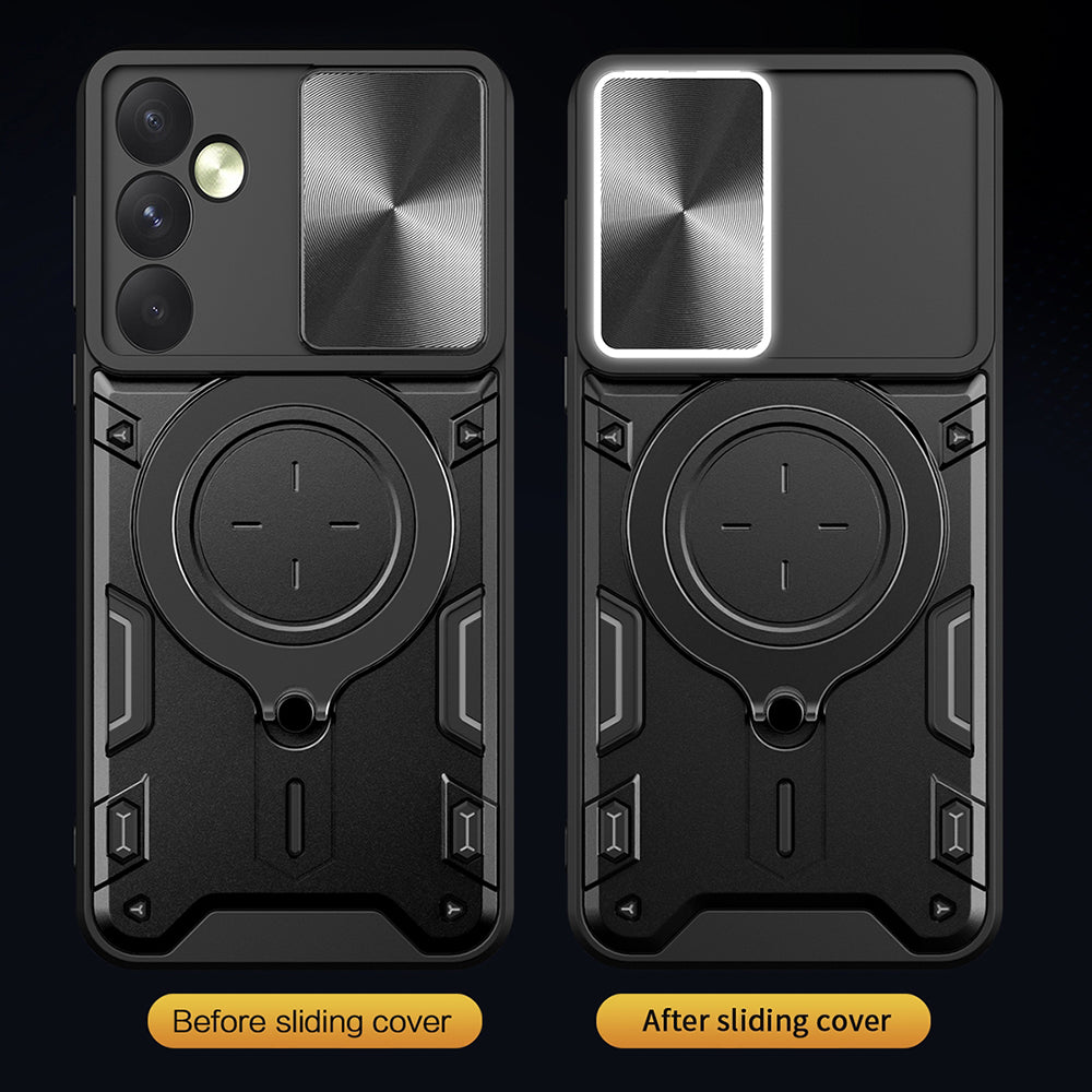 Case for Oppo Reno12, Techsuit, CamGuard Pro, Purple