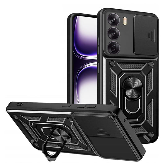 Etui na Oppo Reno12, Techsuit, CamShield, Czarny