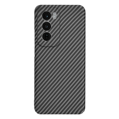 Case for Oppo Reno12, Techsuit, Carbonite FiberShell, Black