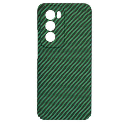 Case for Oppo Reno12, Techsuit, Carbonite FiberShell, Green