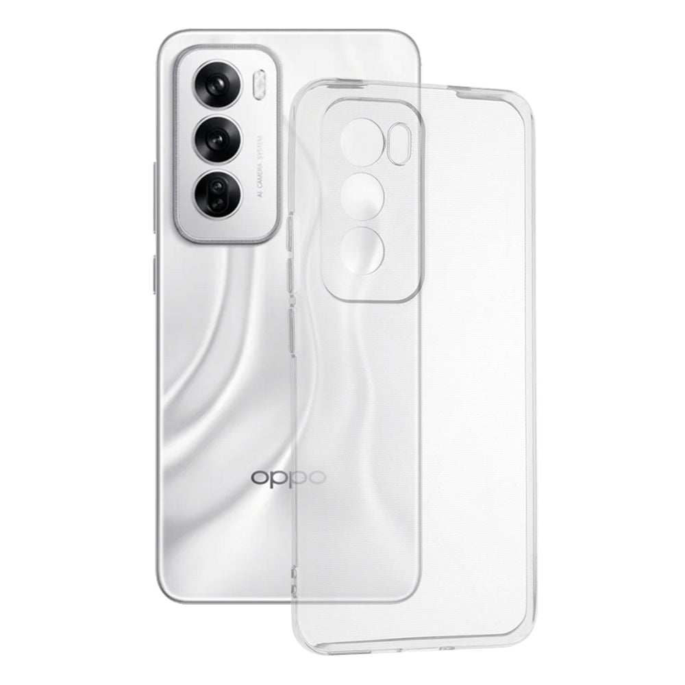 Case for Oppo Reno12, Techsuit, Clear, Transparent