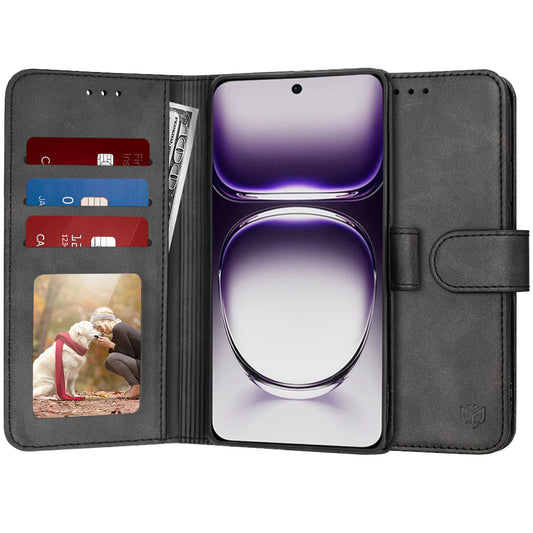 Etui na Oppo Reno12, Techsuit, Diary Book, czarne