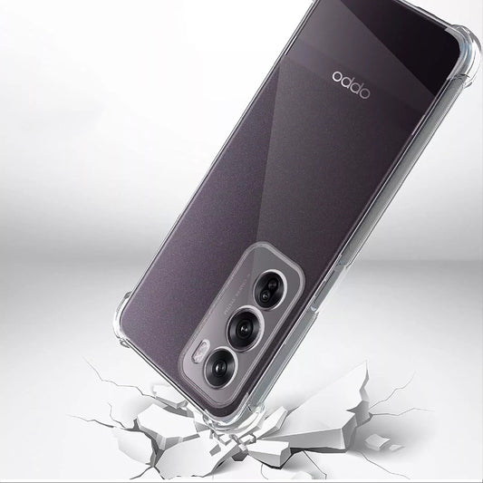 Etui na Oppo Reno12, Techsuit, Shockproof Clear, Przezroczyste