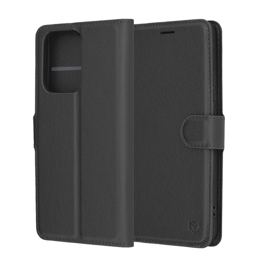 Etui na Oppo Reno13 FS 5G / Reno13 F 4G / Reno13 F, Techsuit, Leather Folio, czarne
