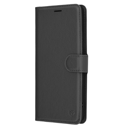 Case for Oppo Reno13 FS 5G / Reno13 F 4G / Reno13 F, Techsuit, Leather Folio, Black