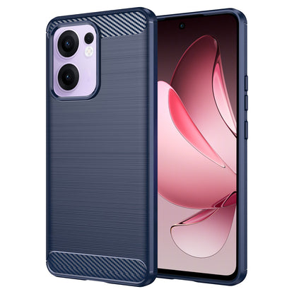 Etui na Oppo Reno13 FS 5G / Reno13 F 4G / Reno13 F, Techsuit, Carbon, Niebieskie