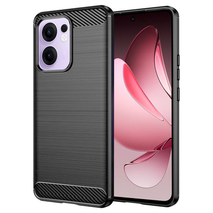 Etui na Oppo Reno13 FS 5G / Reno13 F 4G / Reno13 F, Techsuit, Carbon, Czarny