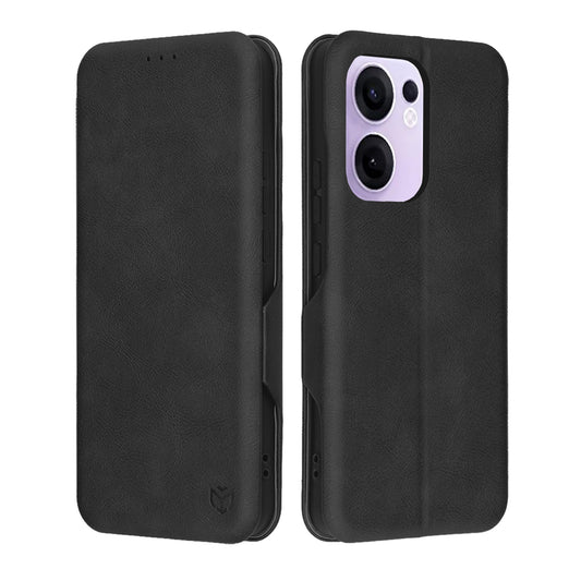 Etui na Oppo Reno13 FS 5G / Reno13 F 4G / Reno13 F, Techsuit, Safe Wallet Plus, czarne