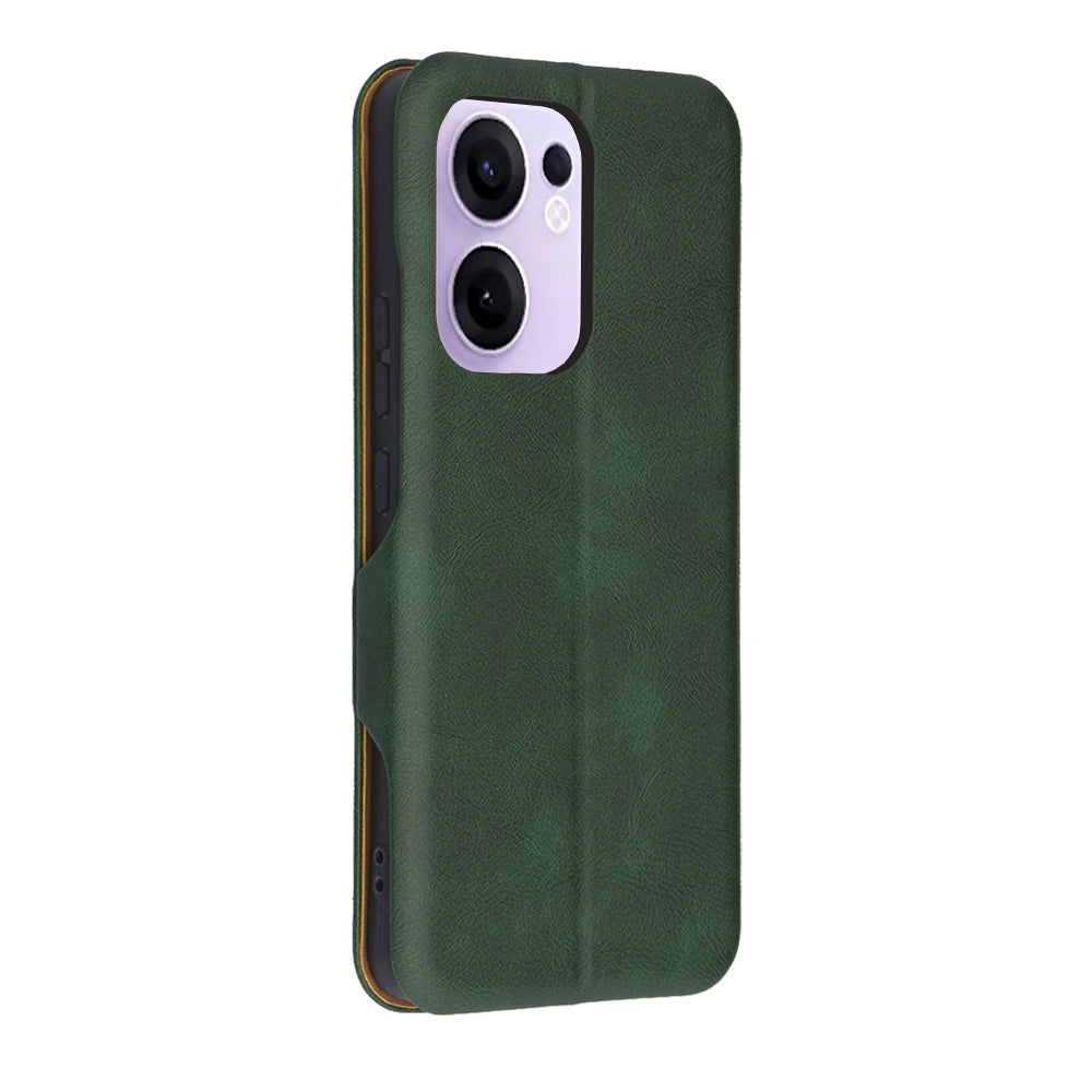 Etui na Oppo Reno13 FS 5G / Reno13 F 4G / Reno13 F, Techsuit, Safe Wallet Plus, Zielony