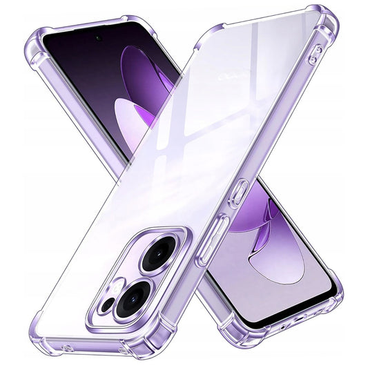 Etui na Oppo Reno13 FS 5G / Reno13 F 4G / Reno13 F, Techsuit, odporne na wstrząsy, przezroczyste