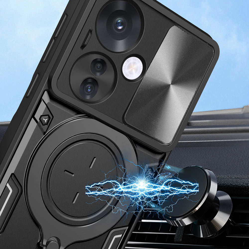 Case for Oppo Reno13 Pro, Techsuit, CamGuard Pro, Purple