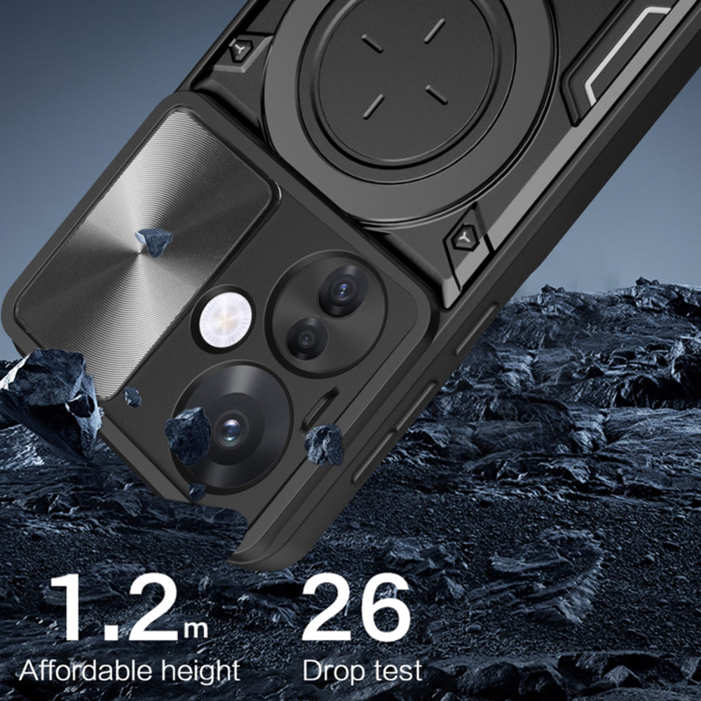 Case for Oppo Reno13 Pro, Techsuit, CamGuard Pro, Black
