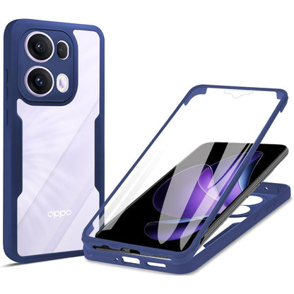 Etui na Oppo Reno13 Pro, Techsuit, ColorVerse 360, Niebieskie