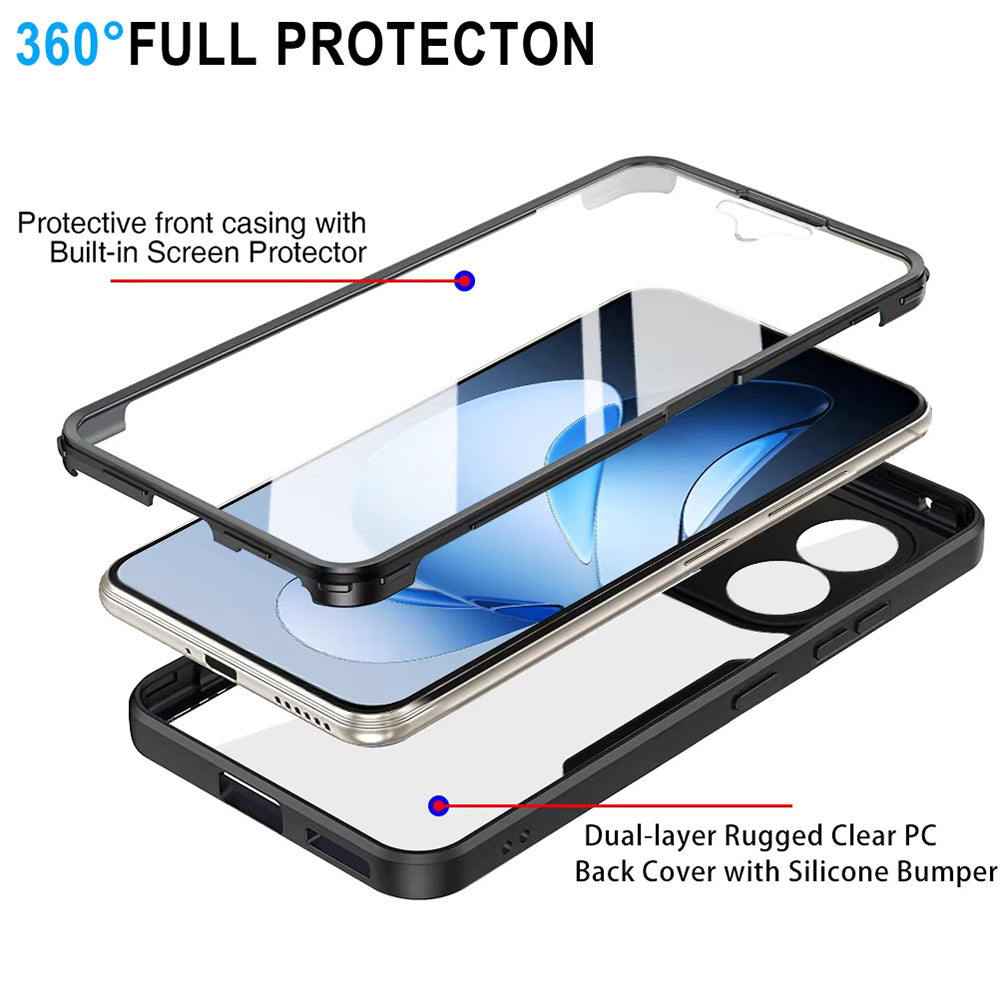 Etui na Oppo Reno13 Pro, Techsuit, ColorVerse 360, Niebieskie