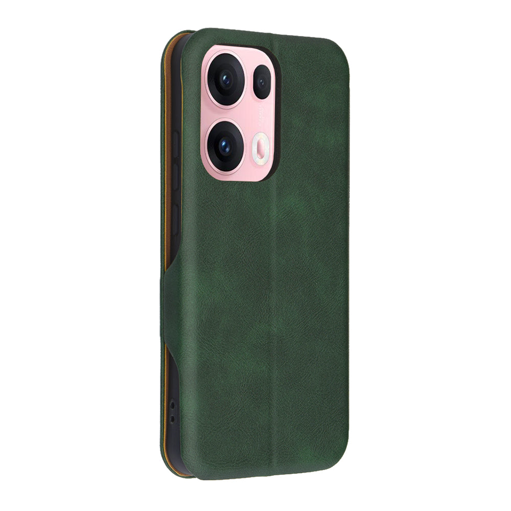 Case for Oppo Reno13 Pro, Techsuit, Safe Wallet Plus, Green