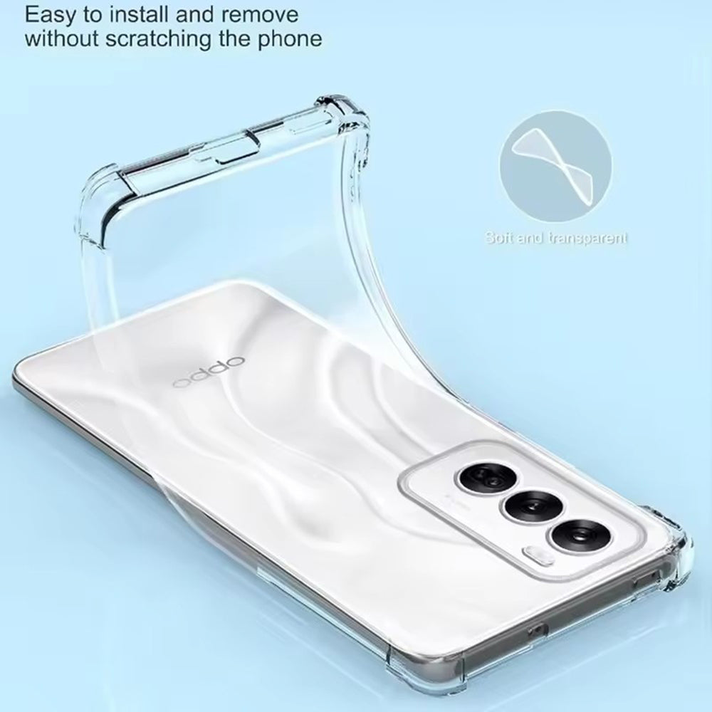 Etui na Oppo Reno13 Pro, Techsuit, Shockproof Clear, Przezroczyste