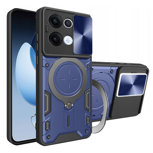 Etui na Oppo Reno13, Techsuit, CamGuard Pro, Niebieskie