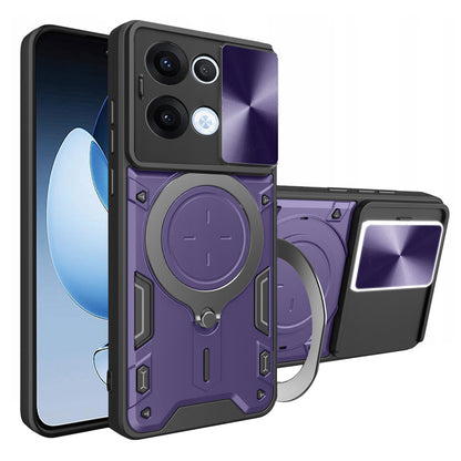 Etui na Oppo Reno13, Techsuit, CamGuard Pro, Fioletowy