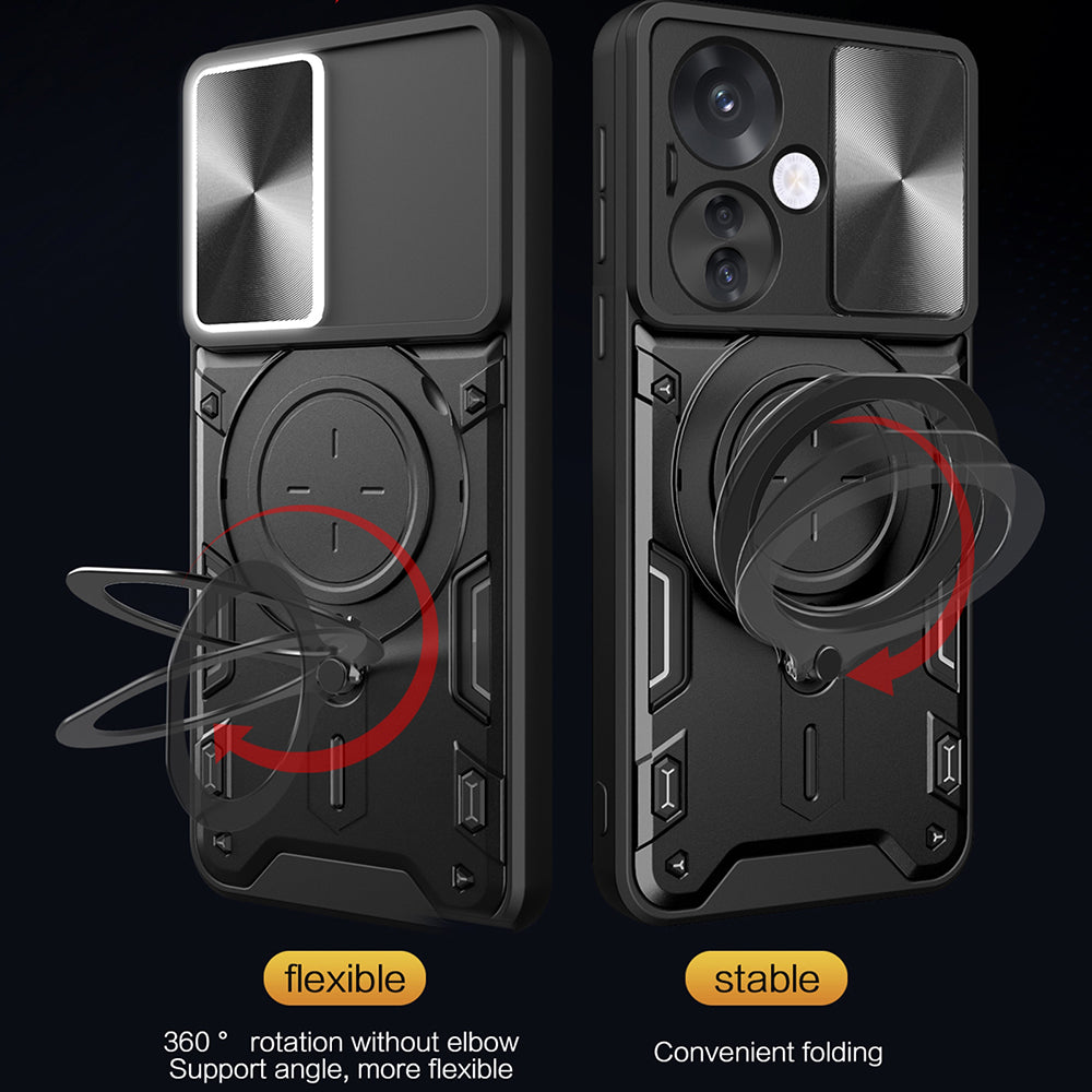 Case for Oppo Reno13, Techsuit, CamGuard Pro, Red