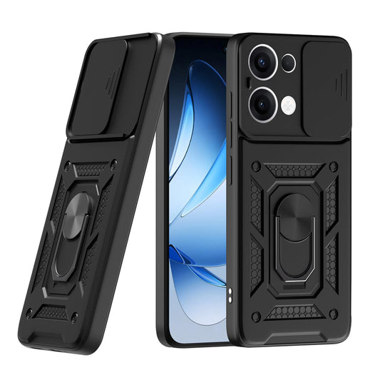 Etui na Oppo Reno13, Techsuit, CamShield, czarne