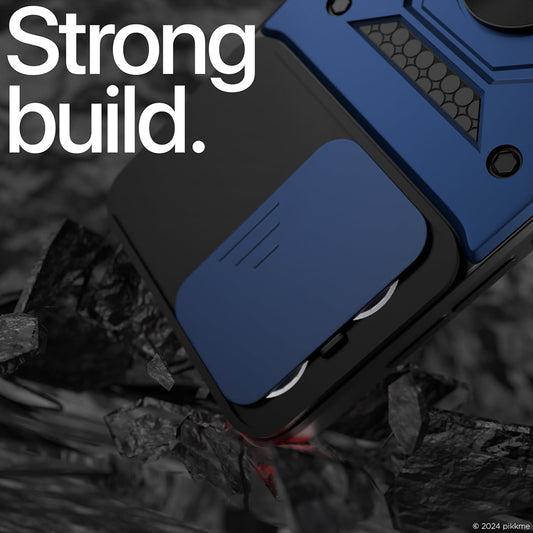 Etui na Oppo Reno13, Techsuit, CamShield, Różowe