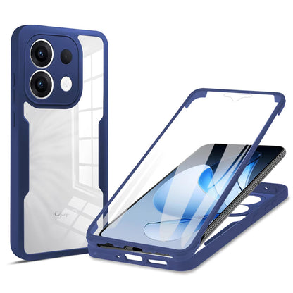 Etui na Oppo Reno13, Techsuit, ColorVerse 360, Niebieskie