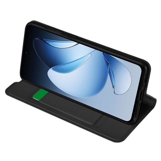 Etui na Oppo Reno13, Techsuit, Magskin Book, czarne
