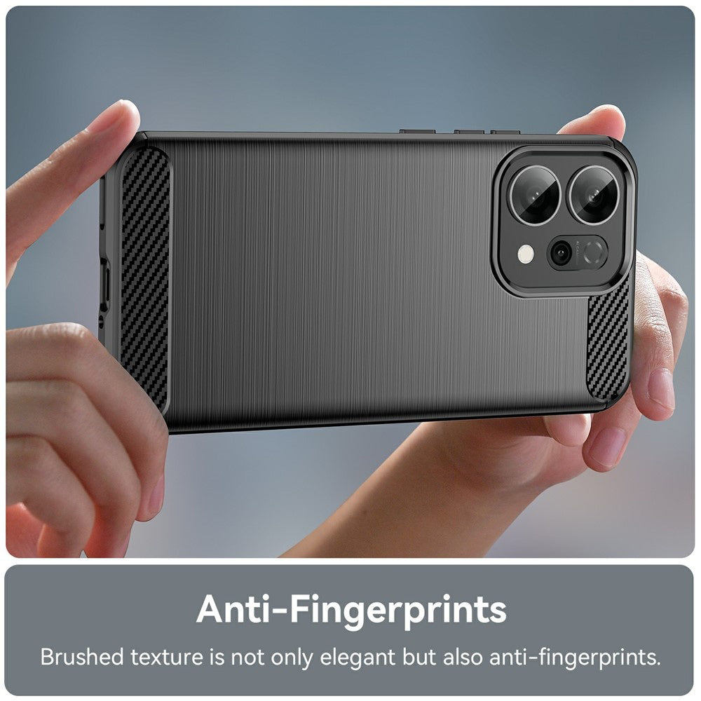 Etui na Oppo Reno14 F, Techsuit, Carbon, Czarny