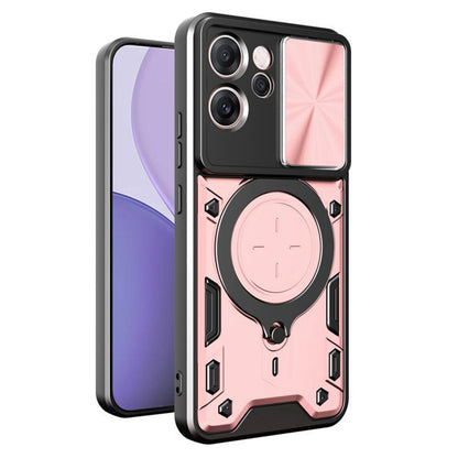 Etui na Oppo Reno14 FS 5G / Reno14 F, Techsuit, CamGuard Pro, różowe