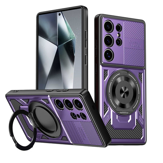 Etui na Oppo Reno14 FS 5G / Reno14 F, Techsuit, RuggedCam, Fioletowy