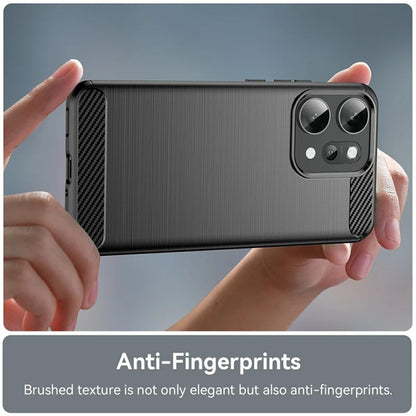 Etui na Oppo Reno14 Pro, Techsuit, Carbon, Czarny