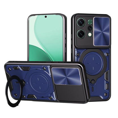Etui na Oppo Reno14, Techsuit, CamGuard Pro, Niebieskie