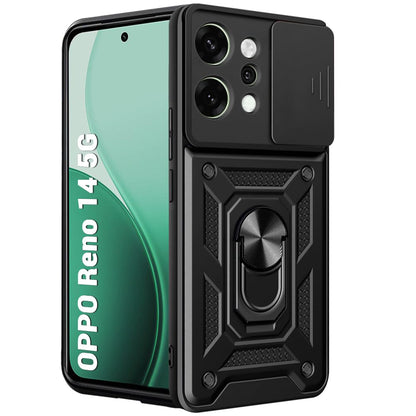 Etui na Oppo Reno14, Techsuit, CamShield, Czarny
