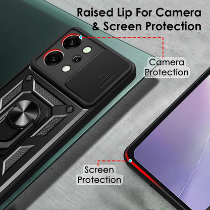 Etui na Oppo Reno14, Techsuit, CamShield, Czarny